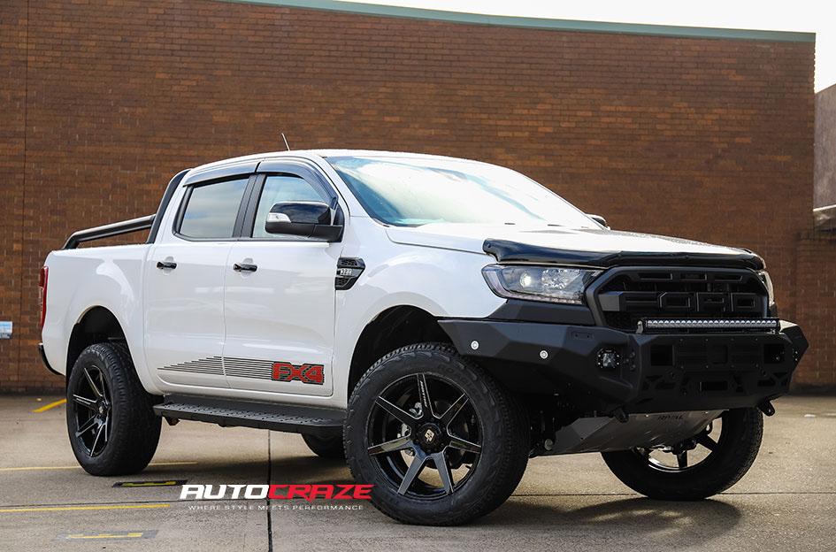 FORD RANGER AVALANCHE GLOSS BLACK MILLED ACCENTS